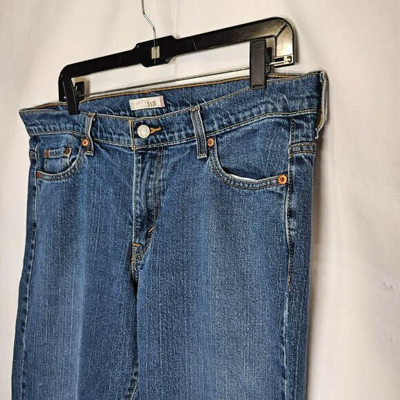 Levi's 515‎ Boot Cut Jeans Women's Size 14 Mid-Rise Classic Blue Denim 5-Pocket - Picture 7 of 12